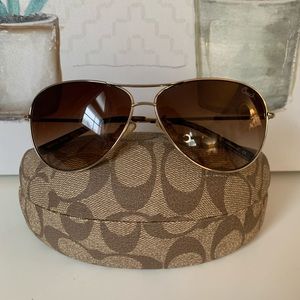 Coach Aviator Sunglasses